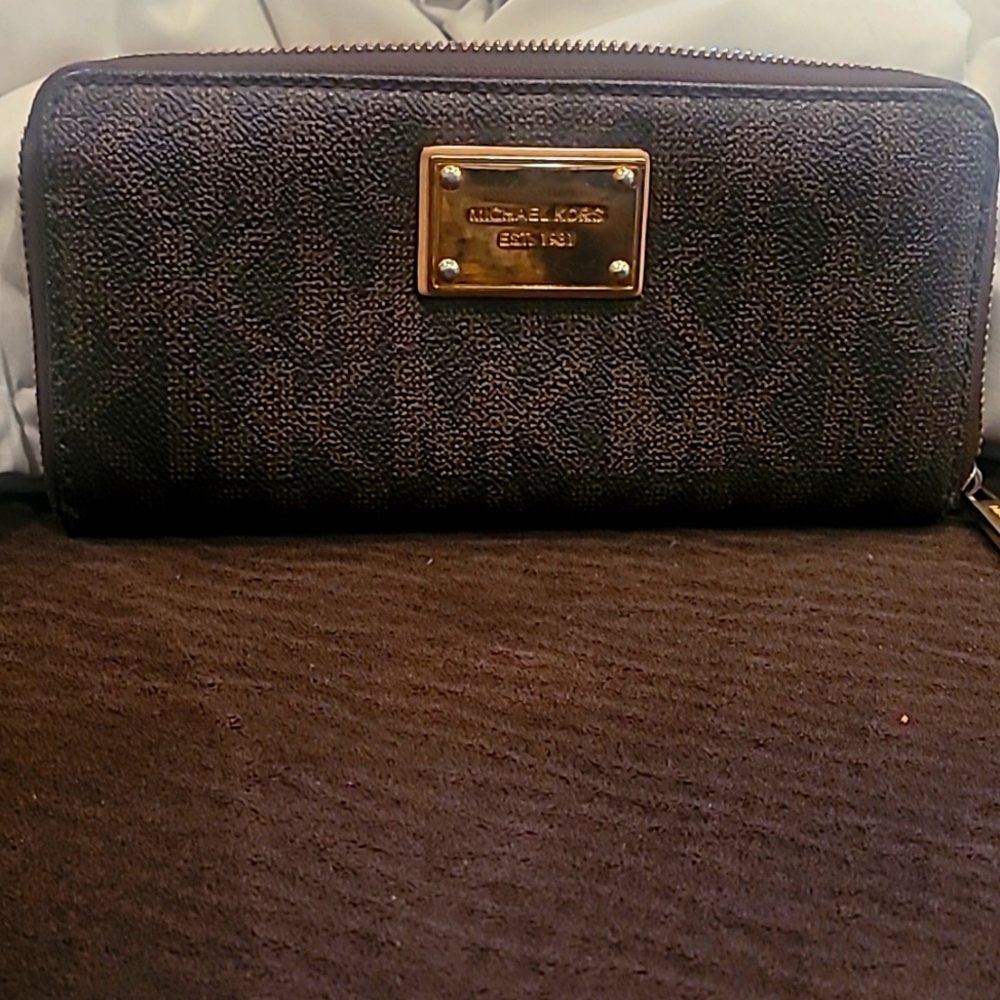 Michael Kors brown wallet